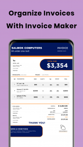 اسکرین شات برنامه Invoice maker: receipt & billing app 2