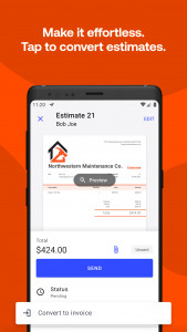 اسکرین شات برنامه Invoice2go: Easy Invoice Maker 5
