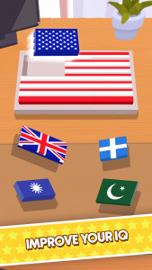 اسکرین شات بازی Drop Fit: World Flag Puzzle 1