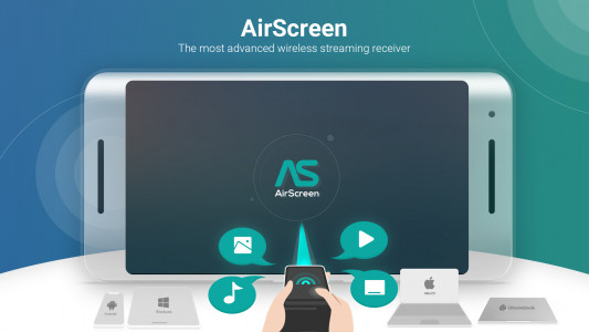 اسکرین شات برنامه AirScreen - AirPlay & Cast 1