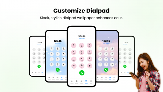 اسکرین شات برنامه iCall Screen: Phone Dialer 3