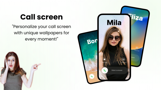 اسکرین شات برنامه iCall Screen: Phone Dialer 7