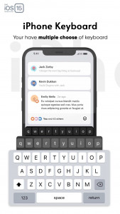 اسکرین شات برنامه iPhone Keyboard 1