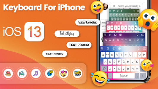 اسکرین شات برنامه Keyboard for iPhone 1