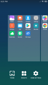 اسکرین شات 4 برنامه X Launcher