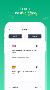 اسکرین شات 1 برنامه Duff - Learn Languages & Speak