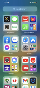 اسکرین شات برنامه Launcher iOS 16 3