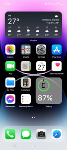 اسکرین شات برنامه iOS Launcher iPhone 15 1