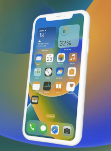 اسکرین شات برنامه iOS Launcher For Android Phone 2