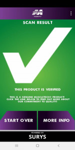 اسکرین شات 3 برنامه MuscleTech® Verify