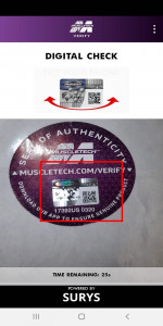 اسکرین شات 2 برنامه MuscleTech® Verify
