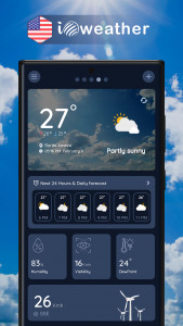 اسکرین شات 1 برنامه iOweather – Weather Forecast