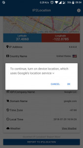 اسکرین شات برنامه IP2Location IP Locator 4