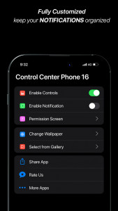 اسکرین شات برنامه Control Center Phone 16 3