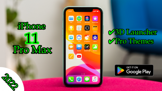 اسکرین شات 2 برنامه iPhone 11 Pro Max Launcher