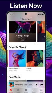 اسکرین شات برنامه iPlayer OS14: Music Free Player 2021 - EQ Player 1