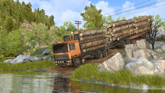 اسکرین شات بازی Mud Truck driver Truck Game 3D 4