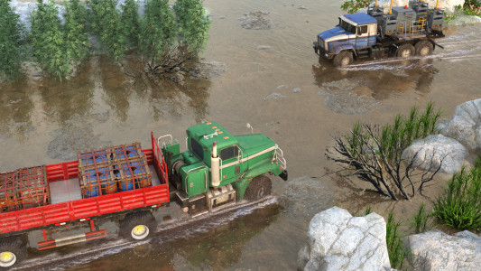 اسکرین شات بازی Mud Truck driver Truck Game 3D 3
