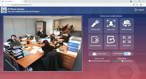 اسکرین شات برنامه IP Phone Camera 3