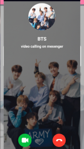 اسکرین شات برنامه BTS Video Call jimin - jungkook suga jhope v prank 6