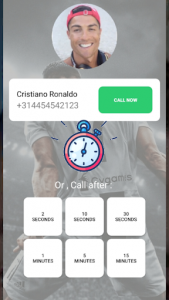 اسکرین شات برنامه Cristiano Ronaldo Video Call Fake From Ronaldo 5