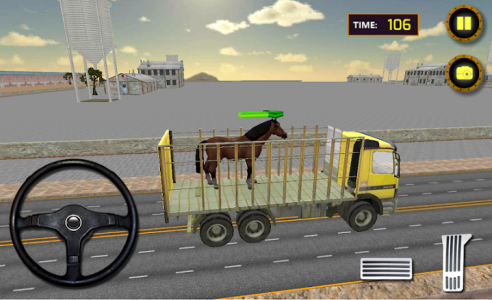 اسکرین شات بازی Farm Animals Transporter Truck 2