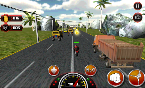 اسکرین شات بازی Motor Bike Death Racer: Attack 3