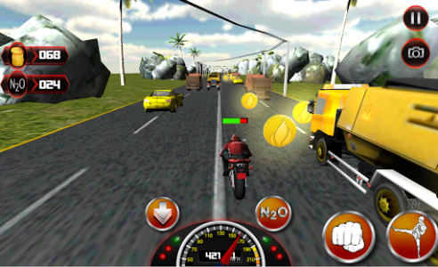 اسکرین شات بازی Motor Bike Death Racer: Attack 8
