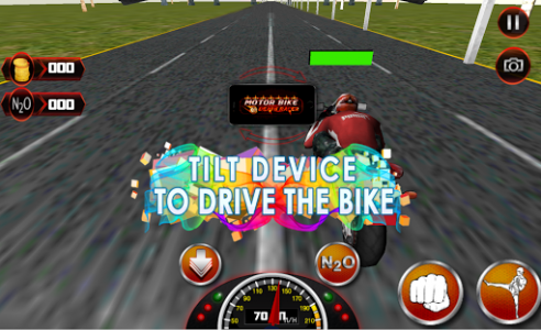 اسکرین شات بازی Motor Bike Death Racer: Attack 4