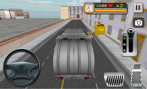 اسکرین شات بازی City Garbage Cleaner Truck 3D 2