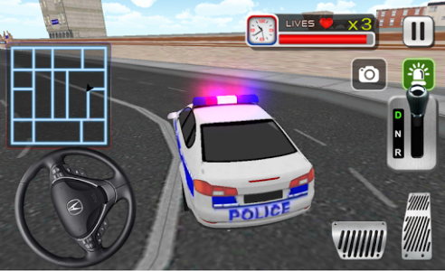 اسکرین شات بازی Police Car Driver 4
