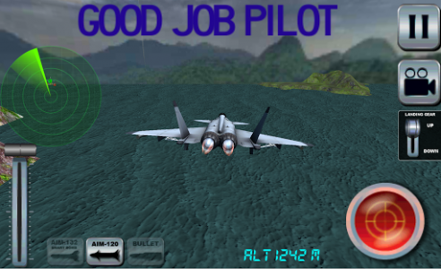 اسکرین شات بازی Jet Fighter Simulator 3D 2
