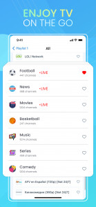 اسکرین شات 2 برنامه IPTV Smart Player