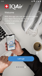 اسکرین شات 1 برنامه IQAir Atem Car & Desk