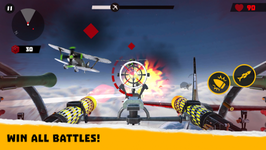 اسکرین شات بازی Gunner War - Air combat Sky Survival 3