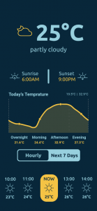 اسکرین شات برنامه Open Weather 3