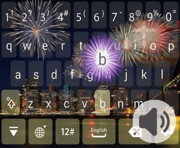 اسکرین شات برنامه IQQI Firework Theme 6