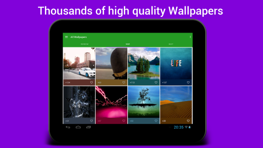 اسکرین شات برنامه HD Wallpapers and Backgrounds 1