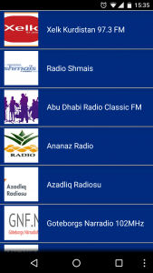 اسکرین شات برنامه Radio Iran 1