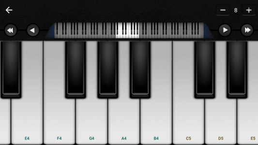 اسکرین شات برنامه پیانو 3