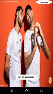 اسکرین شات برنامه بازیکنان فوتبال ایرانی HD+ 1 پس زمینه 56