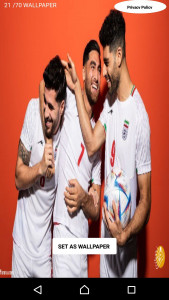 اسکرین شات برنامه بازیکنان فوتبال ایرانی HD+ 1 پس زمینه 55