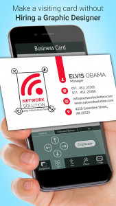 اسکرین شات برنامه Business Card Maker 2