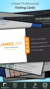 اسکرین شات برنامه Business Card Maker 1