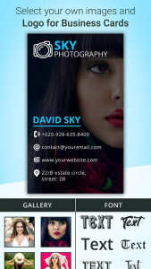 اسکرین شات 3 برنامه Business Card Maker