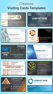 اسکرین شات برنامه Business Card Maker 6