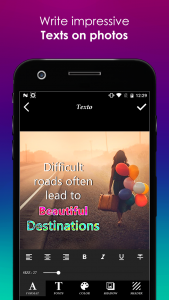 اسکرین شات برنامه TextO Pro - Write on Photos 1