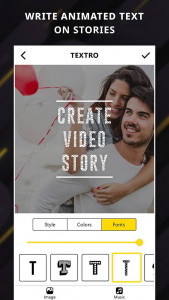 اسکرین شات 3 برنامه Textro: Animated Text Video