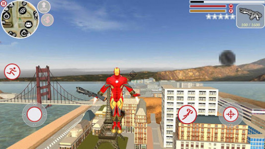 اسکرین شات بازی Super Iron Rope Hero - Fighting Gangstar Crime 3