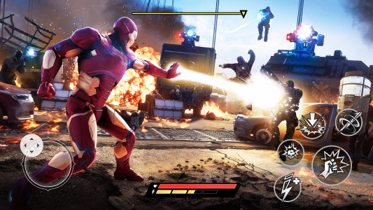 اسکرین شات بازی Iron Hero: Superhero Fighting 2